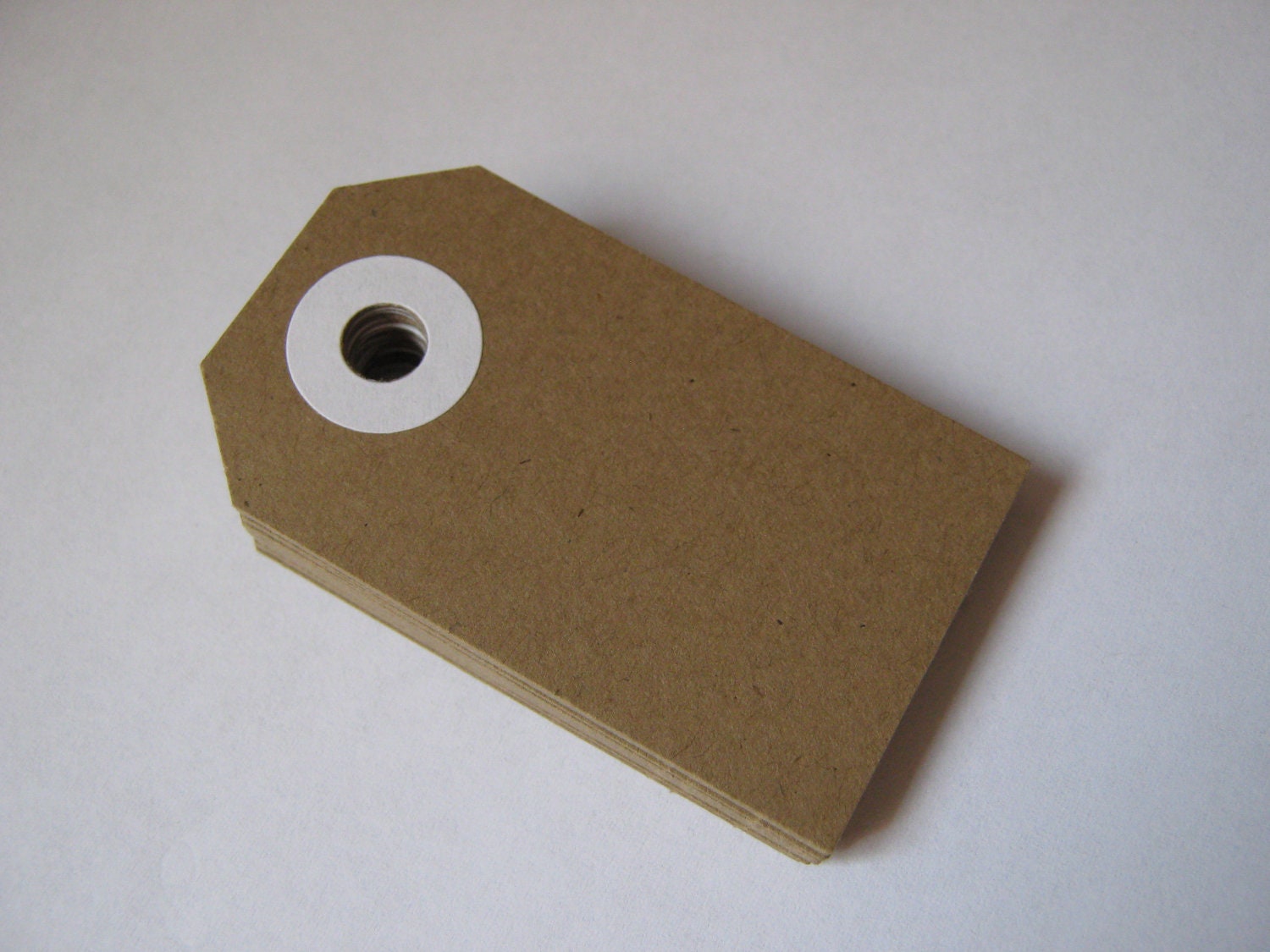 Kraft Brown Rectangle Tags Reinforced for Labeling Gifts, Wedding Favors, Paper Crafts or Price Tags - Set of 50 Il_170x135