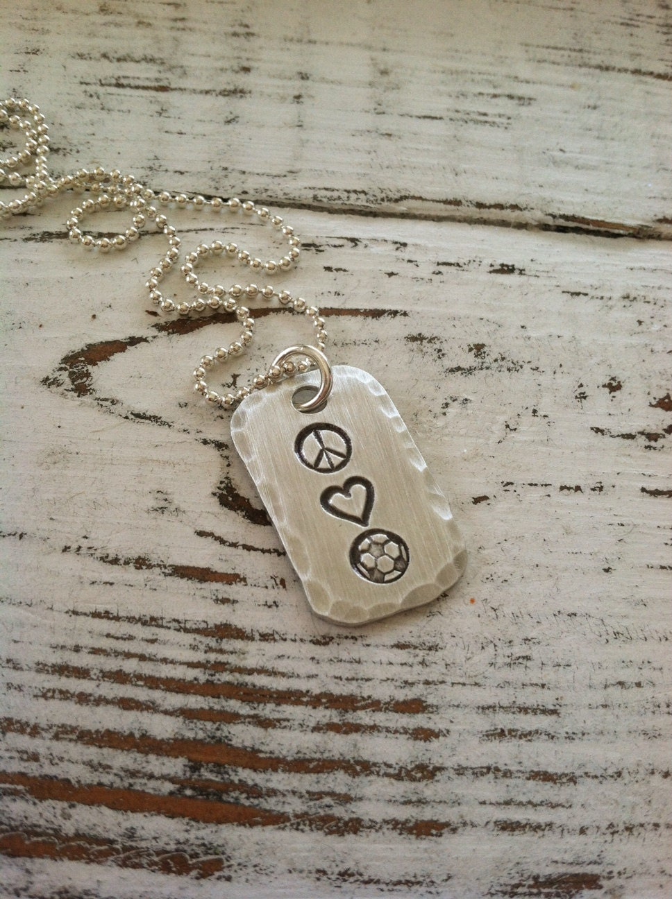 Stamped Sport Necklace for Girls