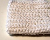 Crochet Dish Cloth Hot Pad White