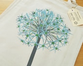 Winter Allium Canvas Shopper - with Swarovski Crystal READY TO SHIP