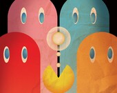 Pac Man Propaganda Poster