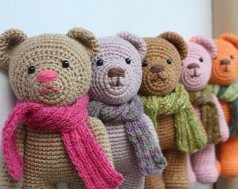Amigurumi Teddy Bear PATTERN- Crochet Teddy Bear Pdf Tutorial - Downloadable Crochet Tutorial