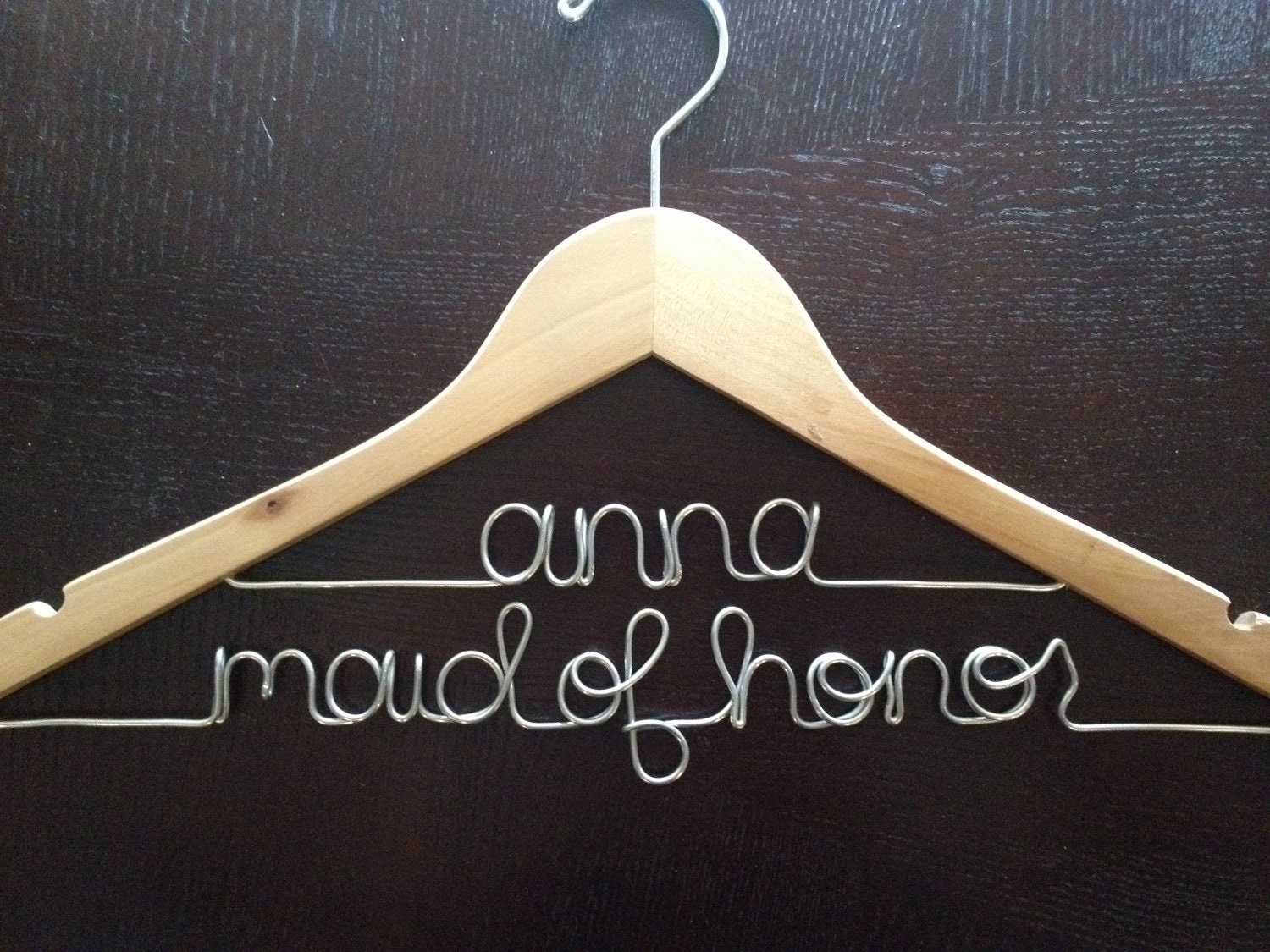 Personalized Hanger, Bridesmaid Gift, Maid of Honor Gift