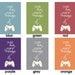 Illustration quote poster print A3 Gaming - choose your colour
