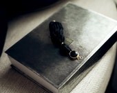 classic black and gold simple large black stone  black natural silk gemstone bracelet israel fashion jewelry  elegant