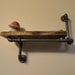 Industrial Shelving Pipe Shelf, Wood Shelf,  Made From Local and Rescued Hardwood Maple, Bookcase
