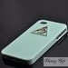 Deathly Hallows Mint Green Iphone Case, Iphone 4 case, Iphone 4S case, Light Green case cover for Iphone 4, 4s, 4g