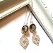 Silver Lace Earrings. Bridal Earrings, Wedding Jewelry