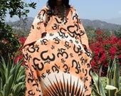 One of a Kind Vintage Indian Gauzy  Cotton Bohemian Handmade Kaftan