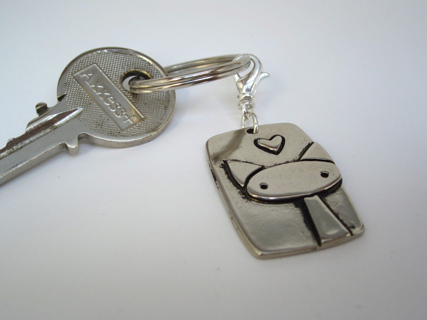 Cute Cat Keyring