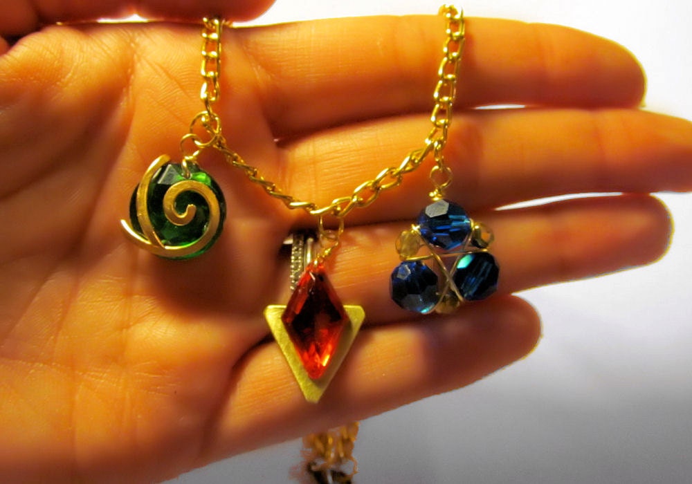 Zelda Necklace Spiritual Stone, Chain Necklace