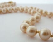 Vintage Monet Faux Pearl Choker, Elegant  and Simple