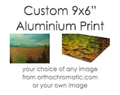 Custom 9x6" Aluminium Print Luxury Medium Fine Art Landscape Metallic Photo Print