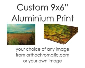 Custom 9x6" Aluminium Print Luxury Medium Fine Art Landscape Metallic Photo Print