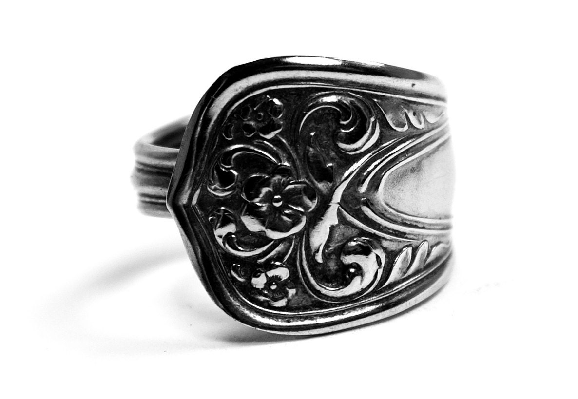 Vintage Silver Spoon Ring