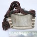 Tribal jewellery Vintage antique ethnic tribal old silver jewelry bracelet cuff belly dance -3912