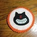Primitive Penny rug coaster set Fall Halloween Cats and Jacks set of 6 FITOG team