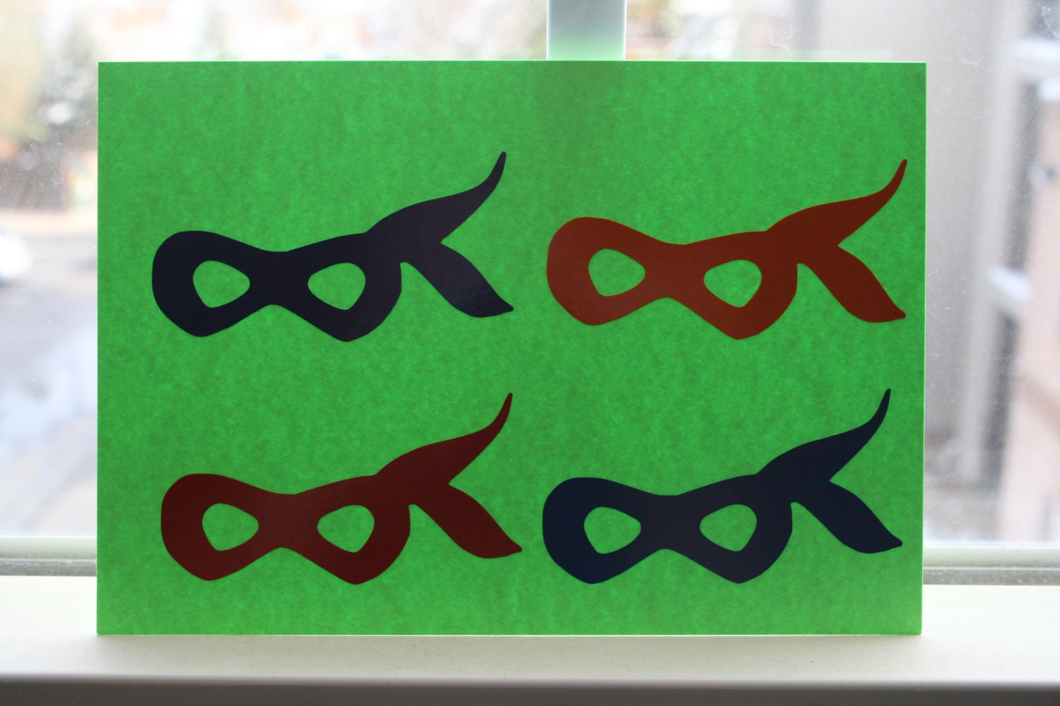 Set of 4 - Ninja Turtles Inspired Decals. Perfect for computer
