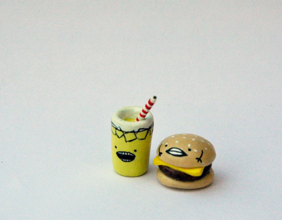 Burger and Lemonade