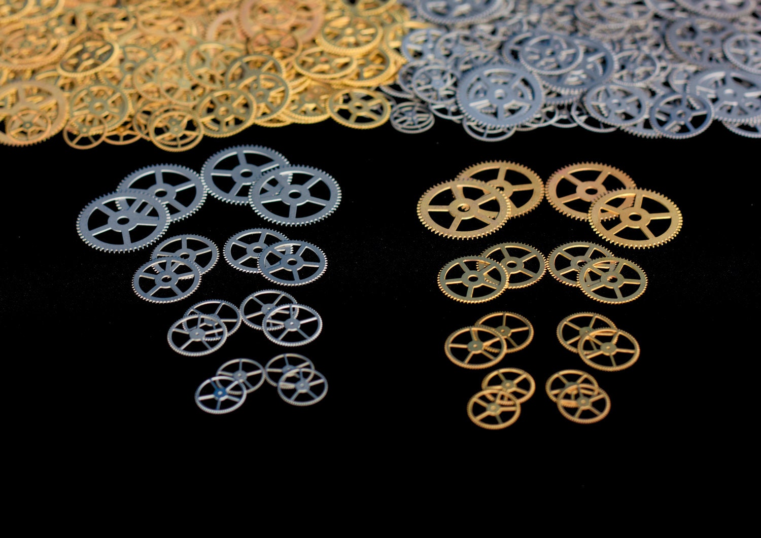 32x Mix Pack of BRASS and STAINLESS STEEL Gears .5" - 1" (12mm - 25mm)