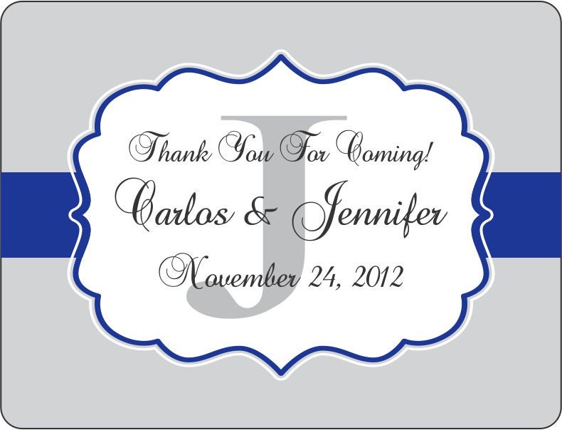 100 2.625 x 2 Wedding Favor / Welcome Bag Labels/Stickers Il_570xn