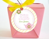Personalized Tea Party Favor Tag - Personalized DIY Printable Digital File