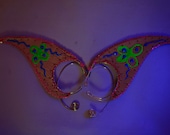 Black Light Flower Faery Ears