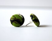 Tanzania Button Earrings