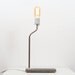 Industrial Lamp I- Vintage Wood Lighting, Rustic Table Lamp, Salvaged Wood, Exposed Edison Radio Bulb
