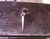 Spike Silver Ear Cuff Band