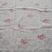 Vintage Pillowcases pair set cotton pink victorian roses floral