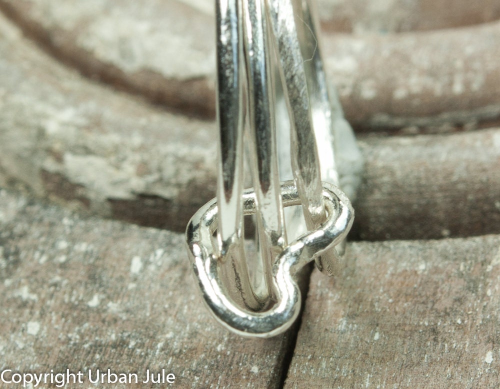 Stacking Rings Sterling Silver Stack Ring Set Heart Ring