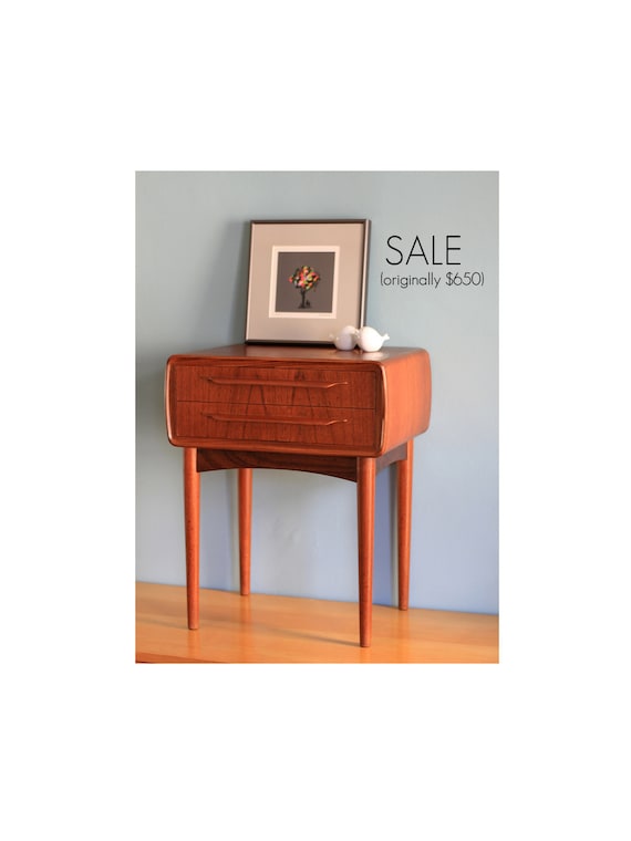 Reserved for Sam ---- Danish Modern Nightstand - Bedside Table - Johannes Andersen
