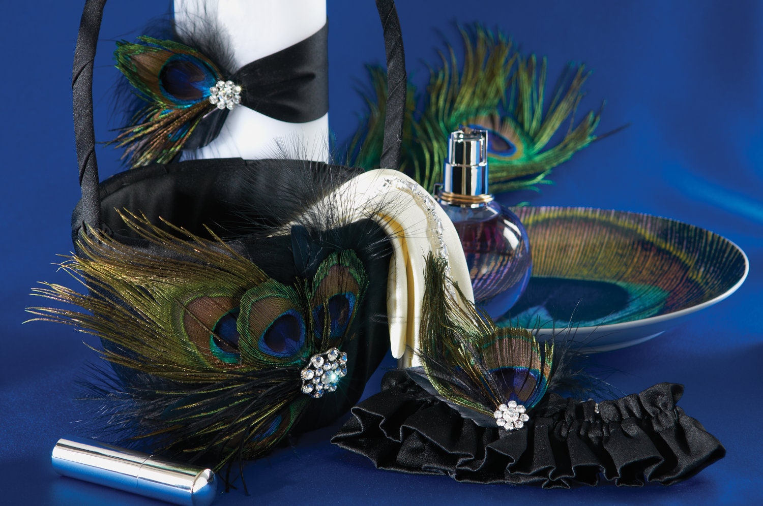 Peacock Wedding Accessories--ON SALE THROUGH 4/1--