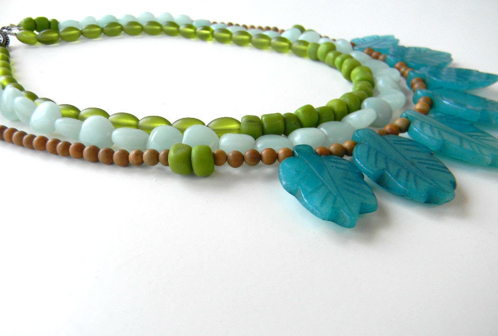Handmade Bohemian Multi strand Emily Necklace