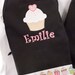 Custom Embroidered Kids Cupcake Apron - Personalized with Child's name