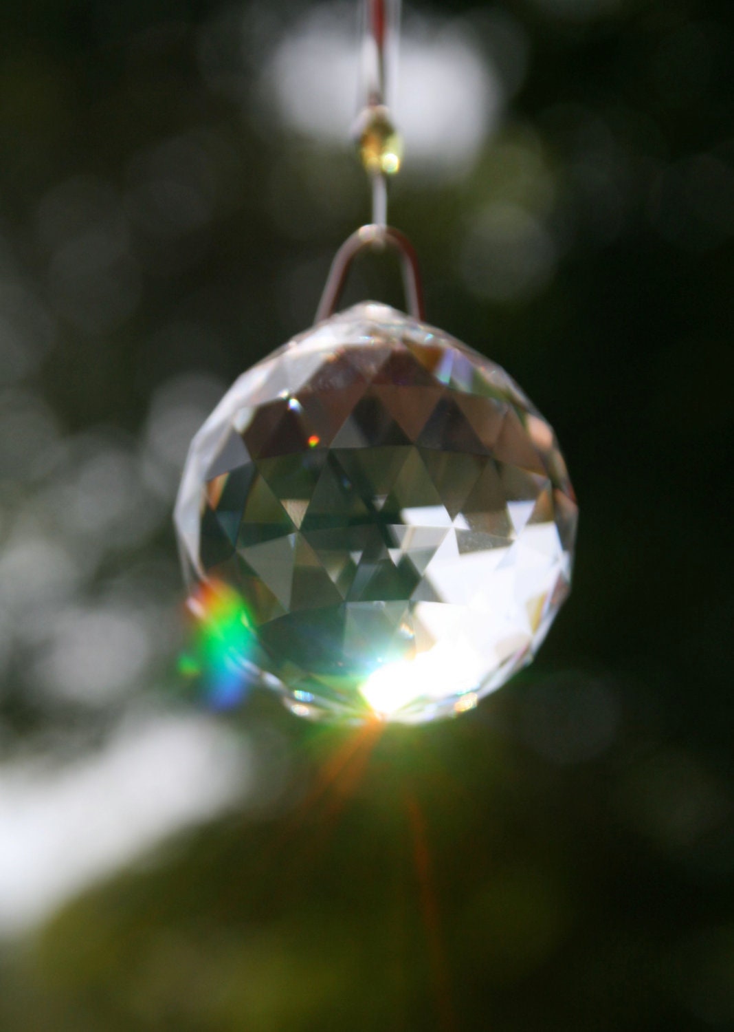 Swarovski Crystal Suncatcher-Clear Sphere