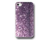 Purple Lavender Bokeh, iPhone 4 Case, Purple, Sparkle Dreamy Lavender Abstract, Whimsical, Surreal, Cell Phone Case, for iPhone 4/4s