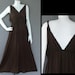 Size XS to 7X Handmade Brown Dress Hippie Gypsy Bohemian Chocolate Brown Cotton Strap Dress - BH040