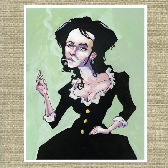 Helena Bonham Carter Celebrity Portrait 11" x 14"
