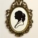 Taylor Swift Handcut Paper Silhouette