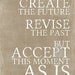 Accept This Moment As Is Inspirational Art Print Typography Poster 8x10 Quote Poster Wall Decor Premium Print