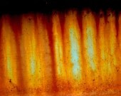 Abstract Art Photography Print - rust corrosion metal weathered wall art decor "Ominous" / custom sizes and canvas wraps available