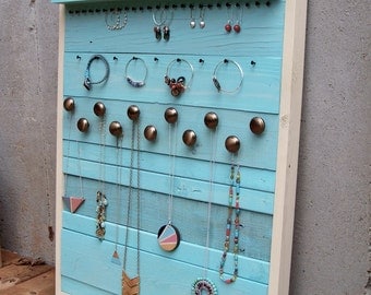 MADE TO ORDER Reclaimed Wood Jewelry Organizer