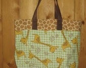 Baby Giraffes Tote Diaper Bag Kids