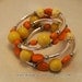 Coral and Ivory Memory Bracelet