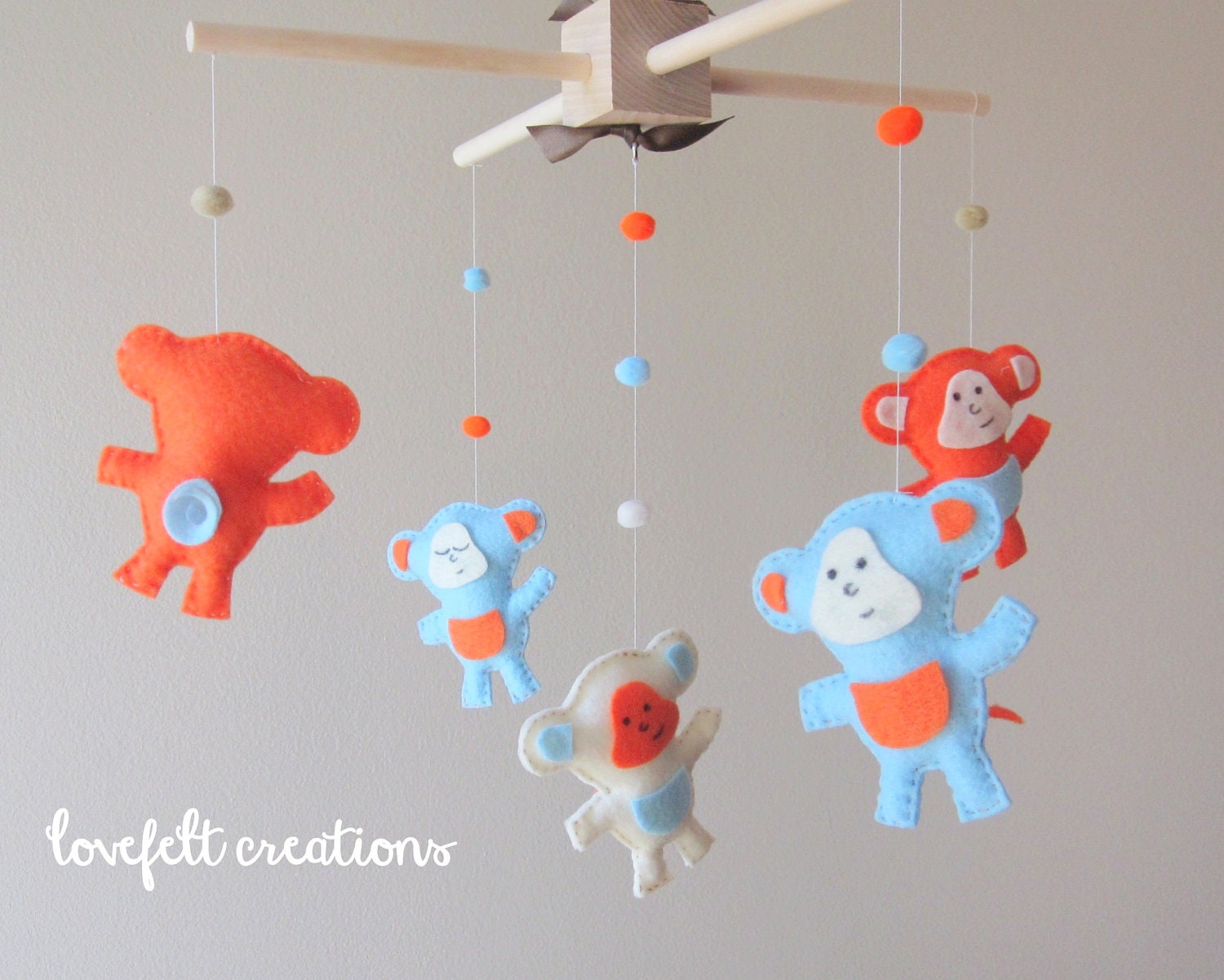 Baby Mobile - Monkey Mobile - Monkey Nursery