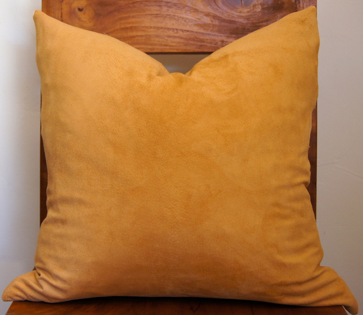Leather and Linen Pillow Cover Size 20x20