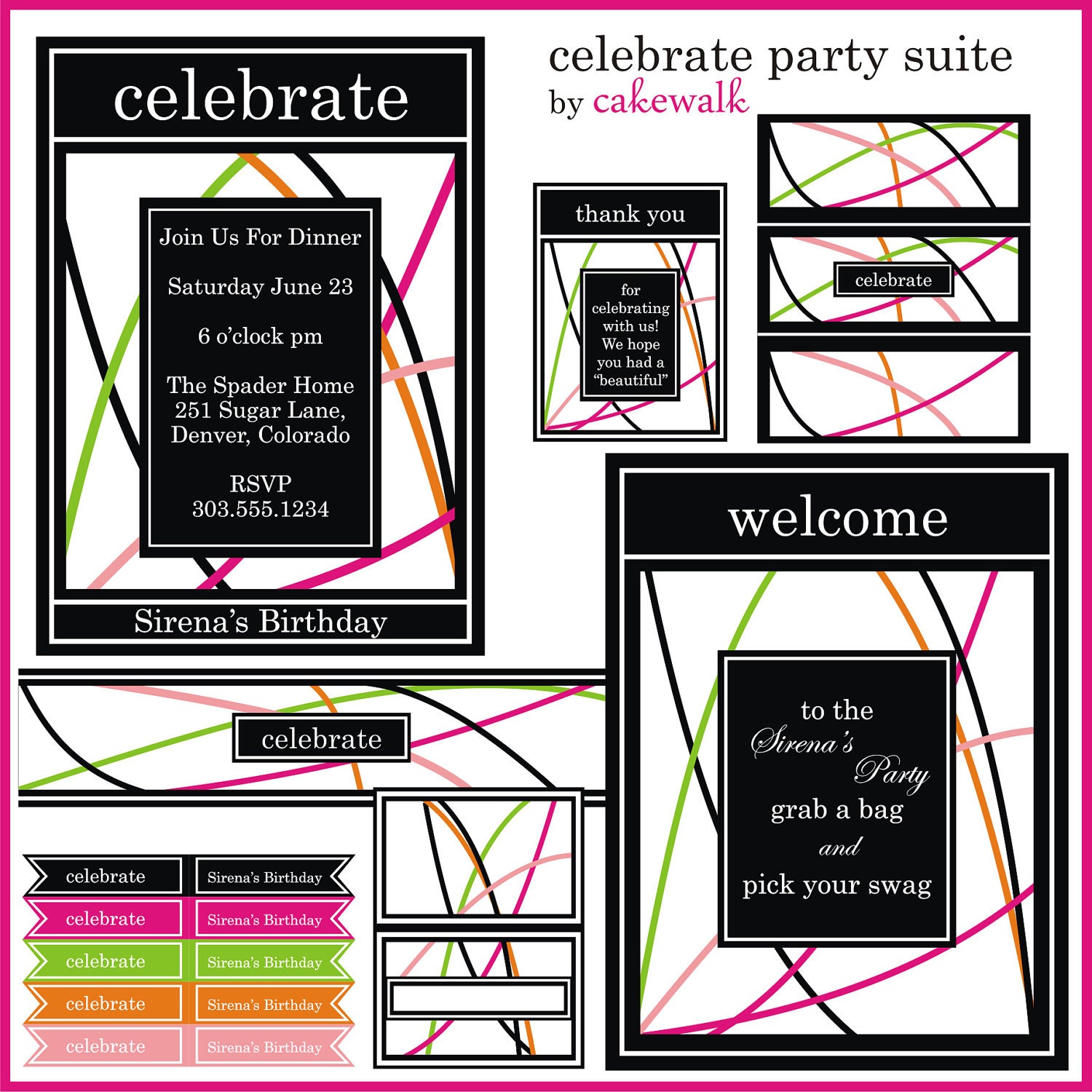 Celebrate Party Suite