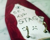 CLEARANCE Wood KEY RACK Theatre